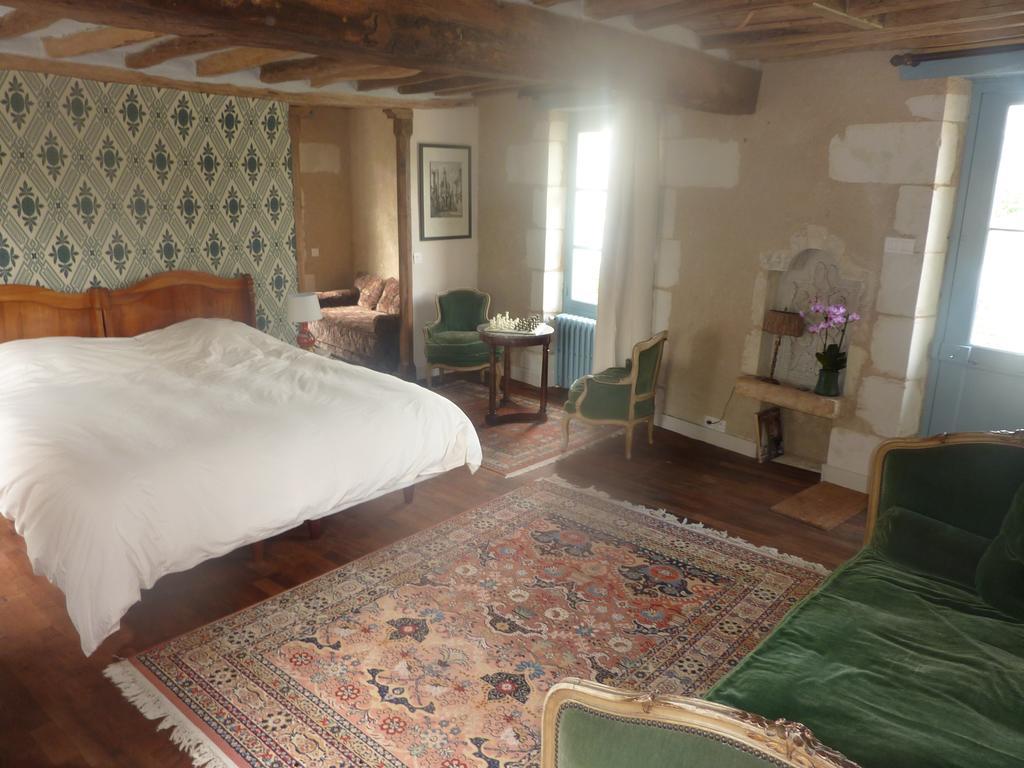 Les Douves Bed and Breakfast Onzain Kamer foto